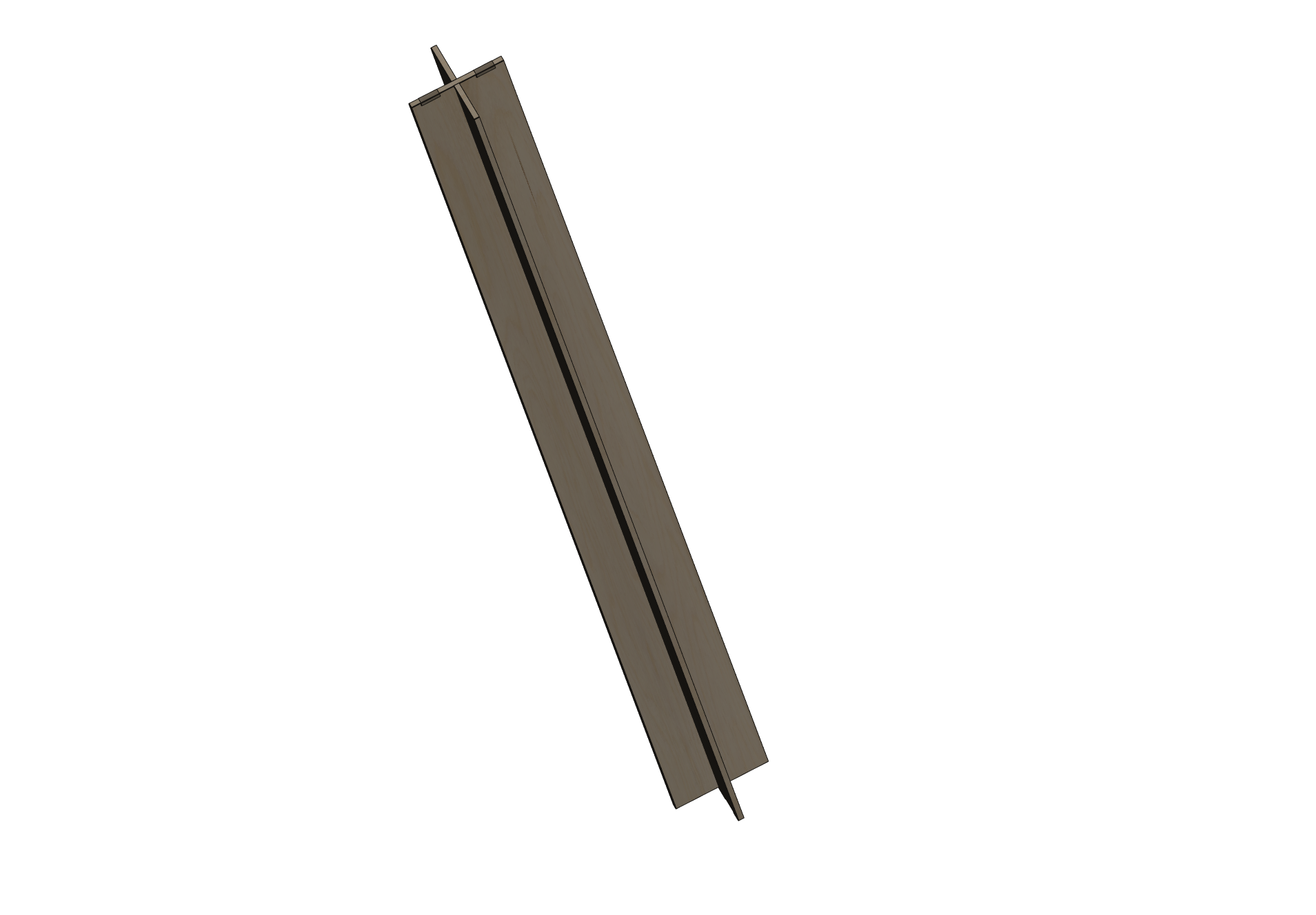 Houten knikkerbaan paaltjes
